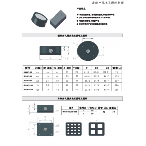 定制产品多孔吸附材质